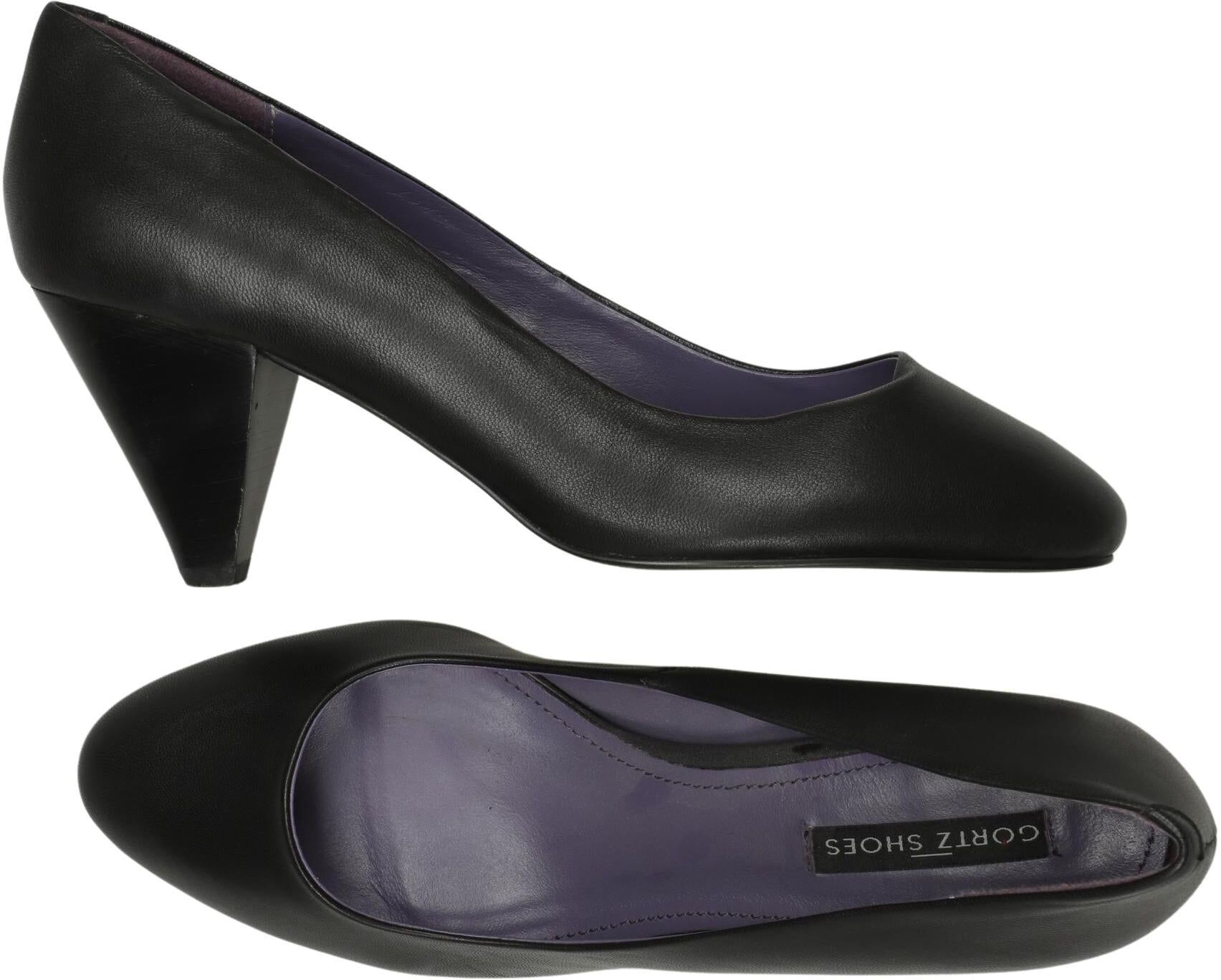 Goertz Schuhe Damen Pumps, Schwarz, Gr. EU 38, Leder - Second Hand