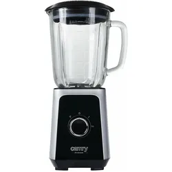 Camry Mixer CR 4077 Tabletop, 500 W, Jar material Glass, Jar capacity 1.5 L, Ice crushing, Black / Stainle, Standmixer, Schwarz