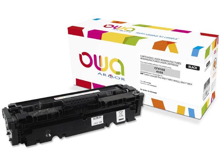 OWA Toner compatible HP 410X CF410X - K15946OW - Noir
