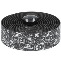 CICLOVATION Lenkerband Leather Touch Minimalism Happy Dogs | silber