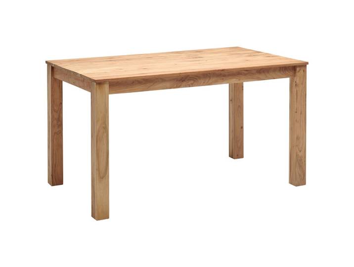 Mid.you Esstisch, Akazie, Holz, Akazie, vollmassiv, Uni, rechteckig, 80x76x120 cm, Esszimmer, Tische, Esstische