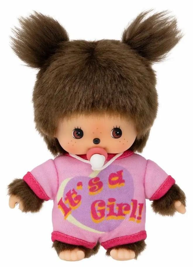 Sekiguchi Monchhichi knuffel Bebichhichi romper model Het is een meisje 15 cm