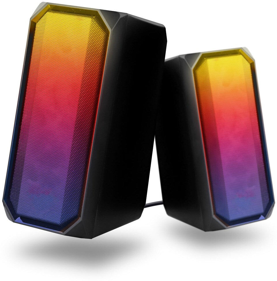 T'NB 2-i-1 RGB Bluetooth Gaming Højtaler - Sort