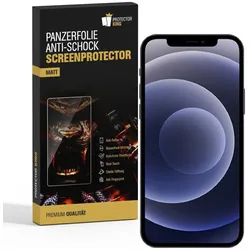 6x Panzerfolie für iPhone 12 ANTI-SCHOCK Displayschutzfolie Schutzfolie MATT