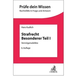 Strafrecht Besonderer Teil I, Fachbücher von Hans Kudlich