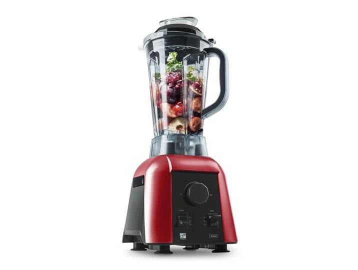 Blender G21 Perfection, Rot, 1.700 W, 32.000 U/min, BPA-frei, Behälter von 2,5 l, 4 Jahre Garantie, speziell geschliffene Klingen, professionelle Anwendung