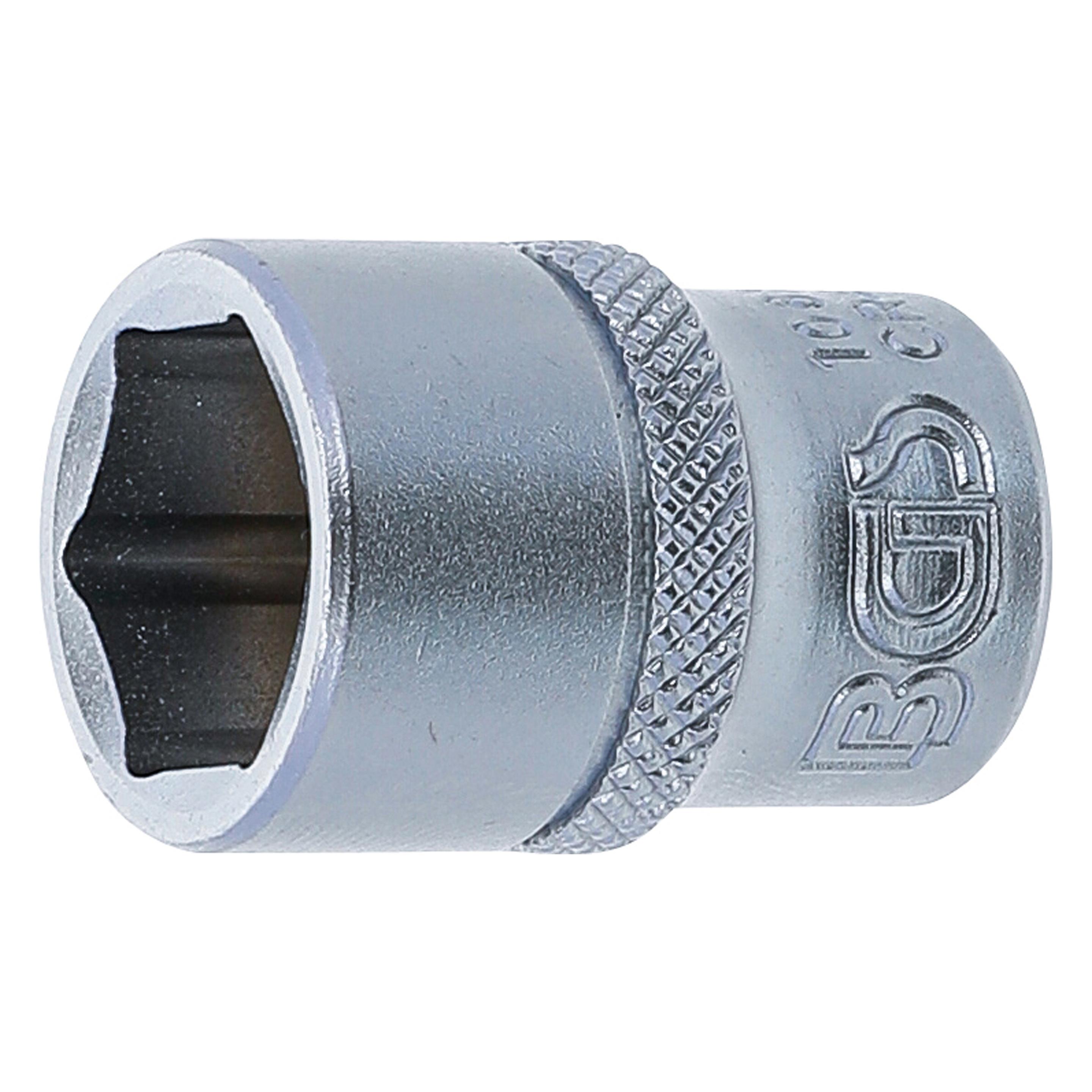 BGS Steckschlüssel-Einsatz Sechskant Antrieb Innenvierkant 10 mm (3/8") SW 14 mm (14 mm) (10614)