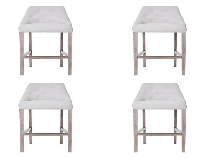 Xlmoebel Stuhl Barhocker im Chesterfield-Design mit hochwertigem Polster, Hergestellt in Europa