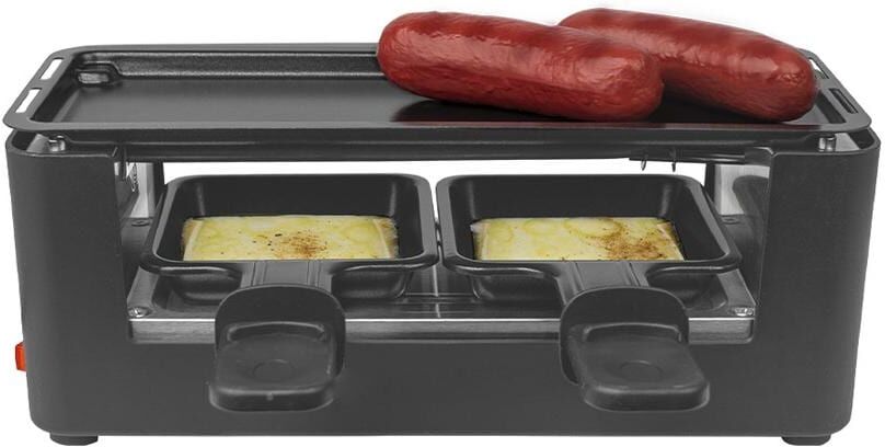Raclette "Berger Lanz 2 Personen", schwarz, Raclettes, Kompakter Raclettegrill für gemütliche Abende, Raclette schwarz Einheitsgröße