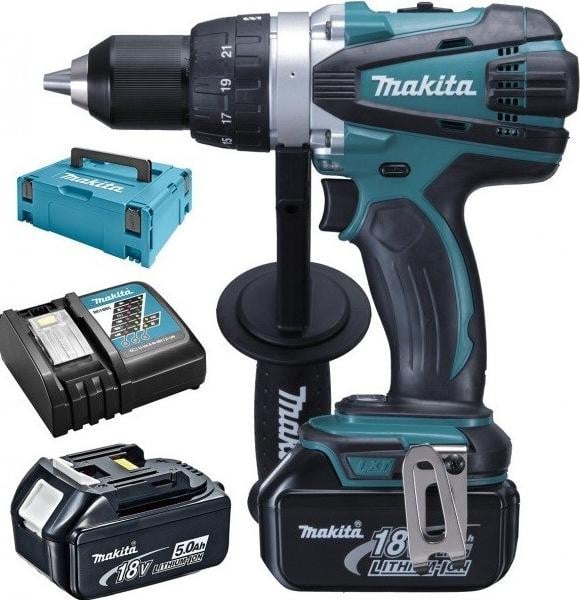 Makita DDF458RTJ accu-boormachine en schroefmachine