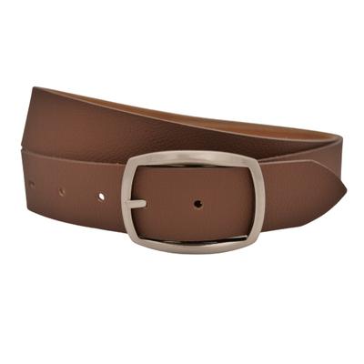 Ledergürtel ANNAMATONI "AnnaMatoni Ledergürtel Lui Ledergürtel Lui", Damen, Gr. TW110 - 125cm Gesamtlänge, braun (braun 690), 100% Leder, Gürtel Ledergürtel