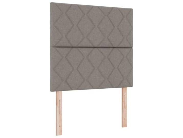 Makastle Kopfteil Taupe Stoff 100x128 cm Höhenverstellbar 2 Installationshöhen