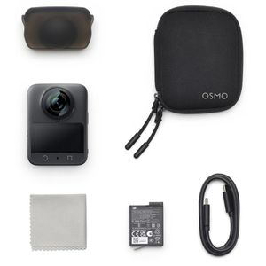 DJI Osmo 360 Standard Combo Action-Cam, wasserdicht bis 10m, 8K/30fps, 120MP, 360° Ultraweitwinkel