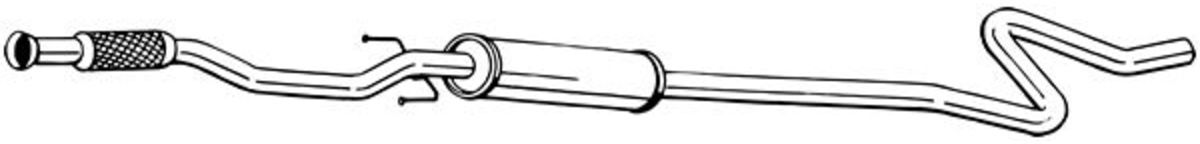 Bosal Silenziatore centrale 292-075