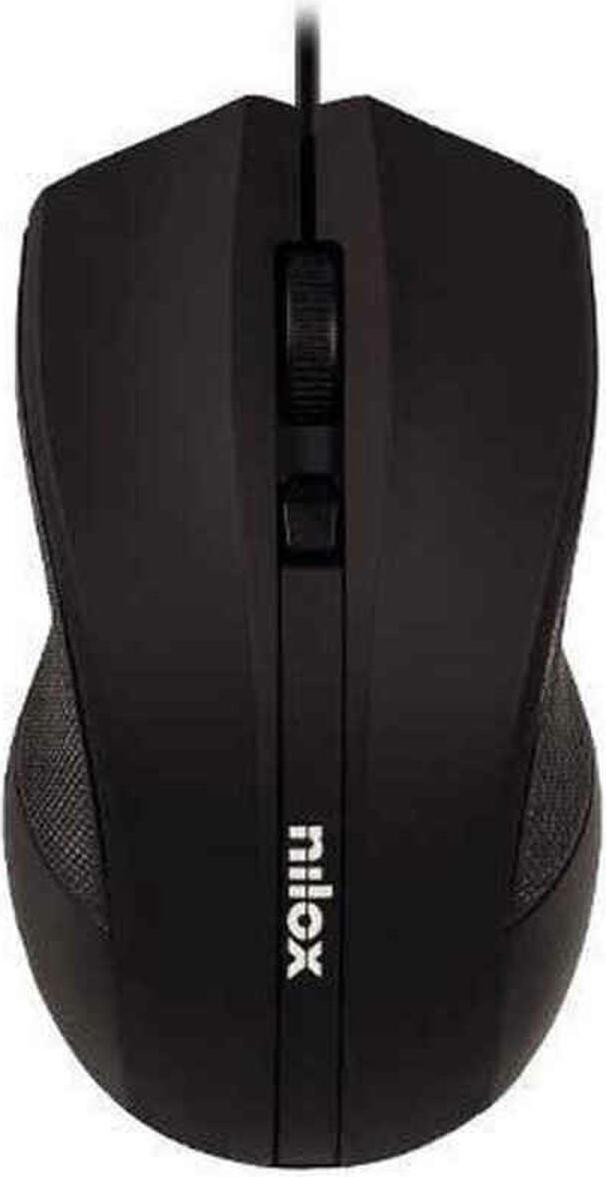 Nilox Optische USB-muis, 1600 DPI, zwart