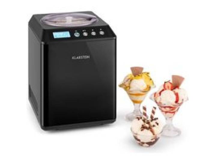 Klarstein Vanilly Sky Family Sorbetière yaourt glacé 250W compresseur 2 5l -noir