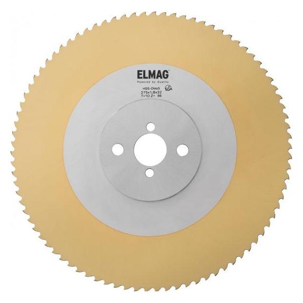 Elmag - Sägeblatt HSS / DMo5 / TiN Beschichtet TiN 315x2,5x32mm T6 160 Zähne (79118)