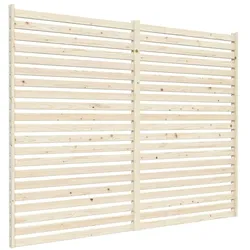 Palmako Sichtschutz-Wand (Bianca) transparent tauchgrundiert