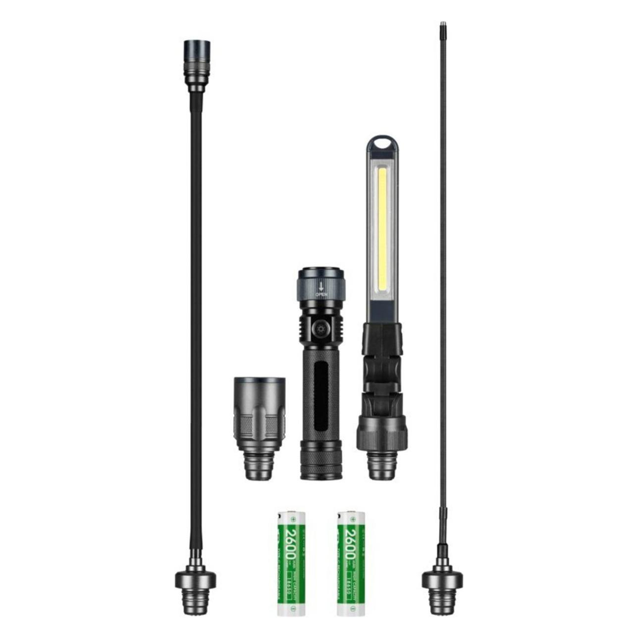 Magni Arbeitslampen Satz mit 2 Akkus Multi Light LED mit verschiedene Adapter 2 x Akku im Satz (68519707)