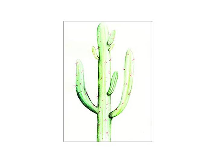 Komar Wandbild Saguaro Watercolor Poster, Bild, Wohnzimmer, Schlafzimmer, Dekoration, Kunstdruck ohne Rahmen P070B-40x50 Größe: 40 x 50 cm (Breite x Höhe)