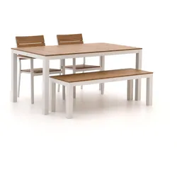 Bellagio Fidenza 160 cm Gartenmöbel-Set mit Sofa 4-Teilig Stapelbar