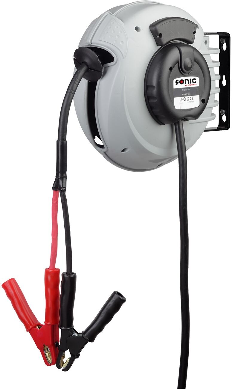 Sonic Equipment Kabeltrommel, Werkzeugwagen Kabelaufroller Für Batterieladung 6m 4822411