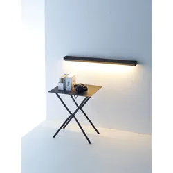 LED-Wandleuchte GL 6 schwarzbraun mit LED-Weißadaption B 90 cm 90x4x8