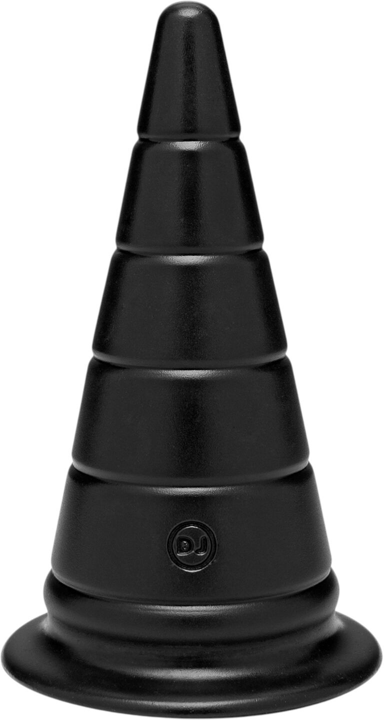 Doc Johnson TitanMen Anal Stretcher - kartiomainen anustunnistin/anaalitappi (musta) - 15 cm
