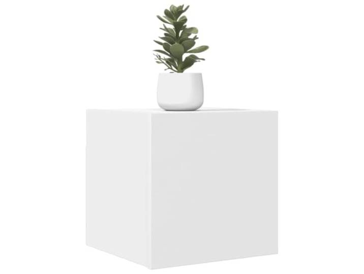 HEFZGDB TV-Wandschränke 2 STK. Weiß 30,5x30x30 cm mit großem Aufbewahrungsfach und zeitlosem Design für Wohnzimmer Wandmontage