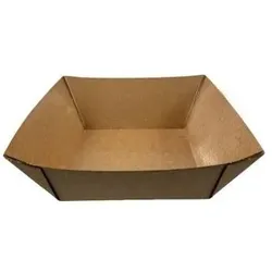 Salatschalen Kraft Braun + Beschichtung - 2500 ml (50 Stück)
