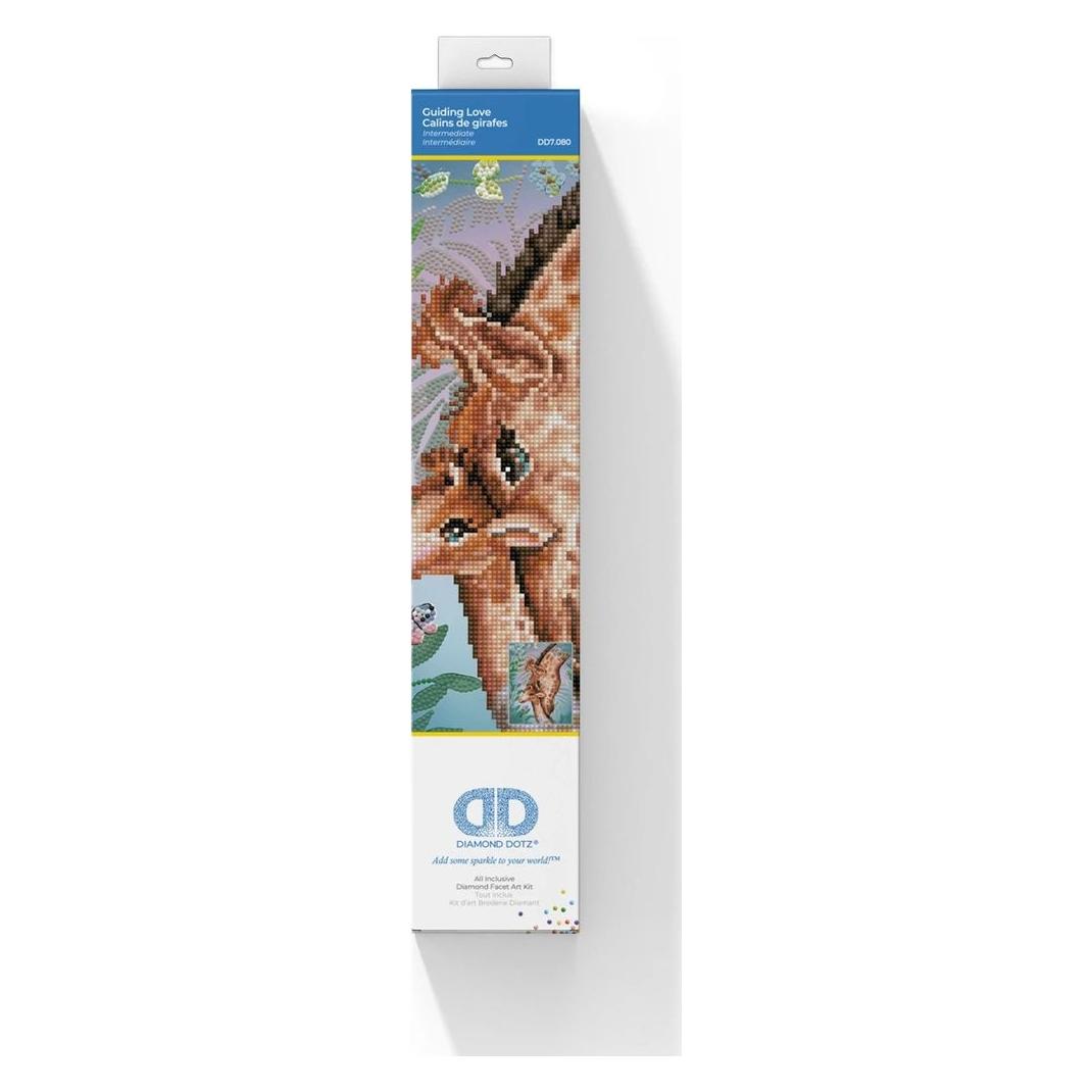 Diamond Dotz Diamond Painting Giraffe mit Baby (DD7.080)