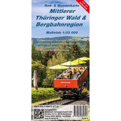 Mittlerer Thüringer Wald & Bergbahnregion, Sonstige von , Kkv, 978-3-86973-271-8