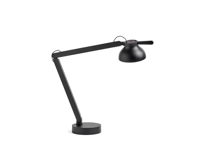 HAY PC Schreibtischleuchte Soft black, mit Lampenfuß