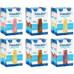 Fresubin Energy Fibre Drink Mischkarton Trinkflasche