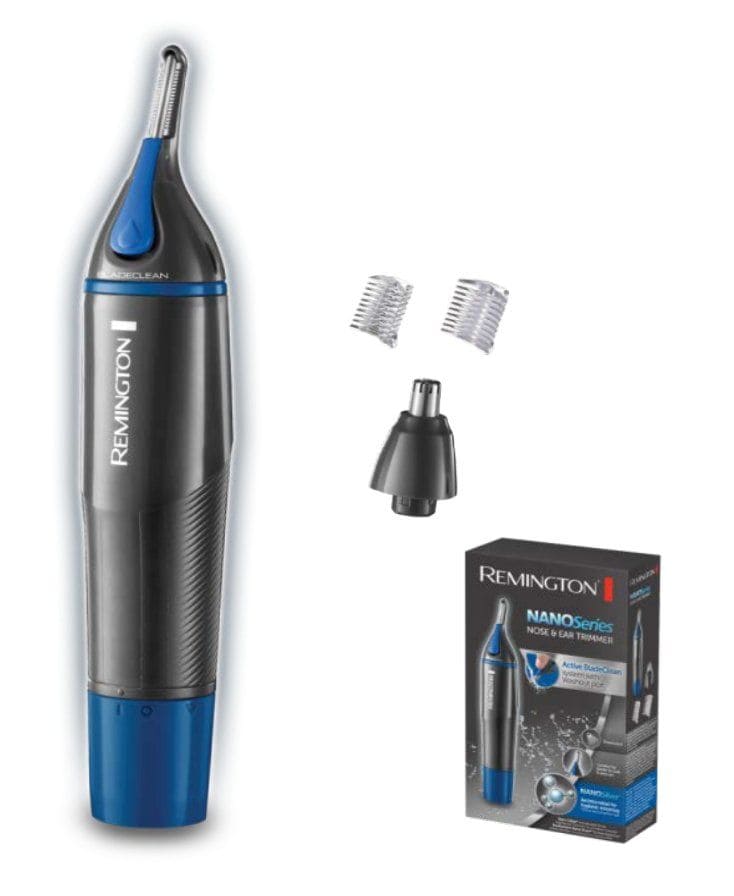 Remington Haarschneider Batterie NE3850 NanoSeries Hygiene Clipper Nasen- und Ohrhaartrimmer 43210 570 100