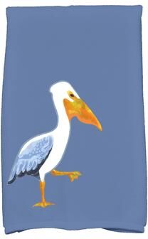 E by Design 18 x 30-inch, Pelican March, Animal Print Kitchen Towel