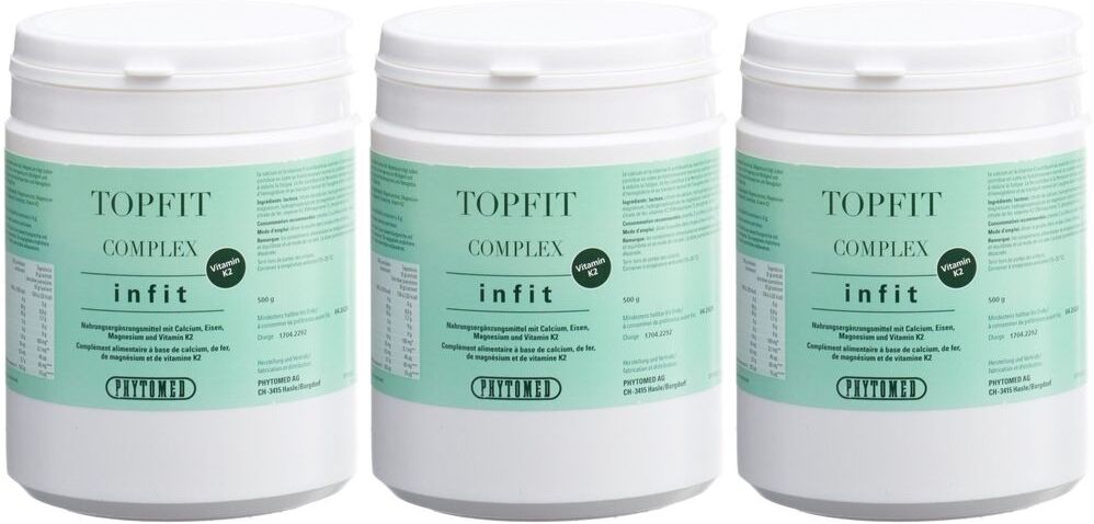 Phytomed Infit Topfit Complex + Vitamin K2 500 g x3 3x500 Pulver