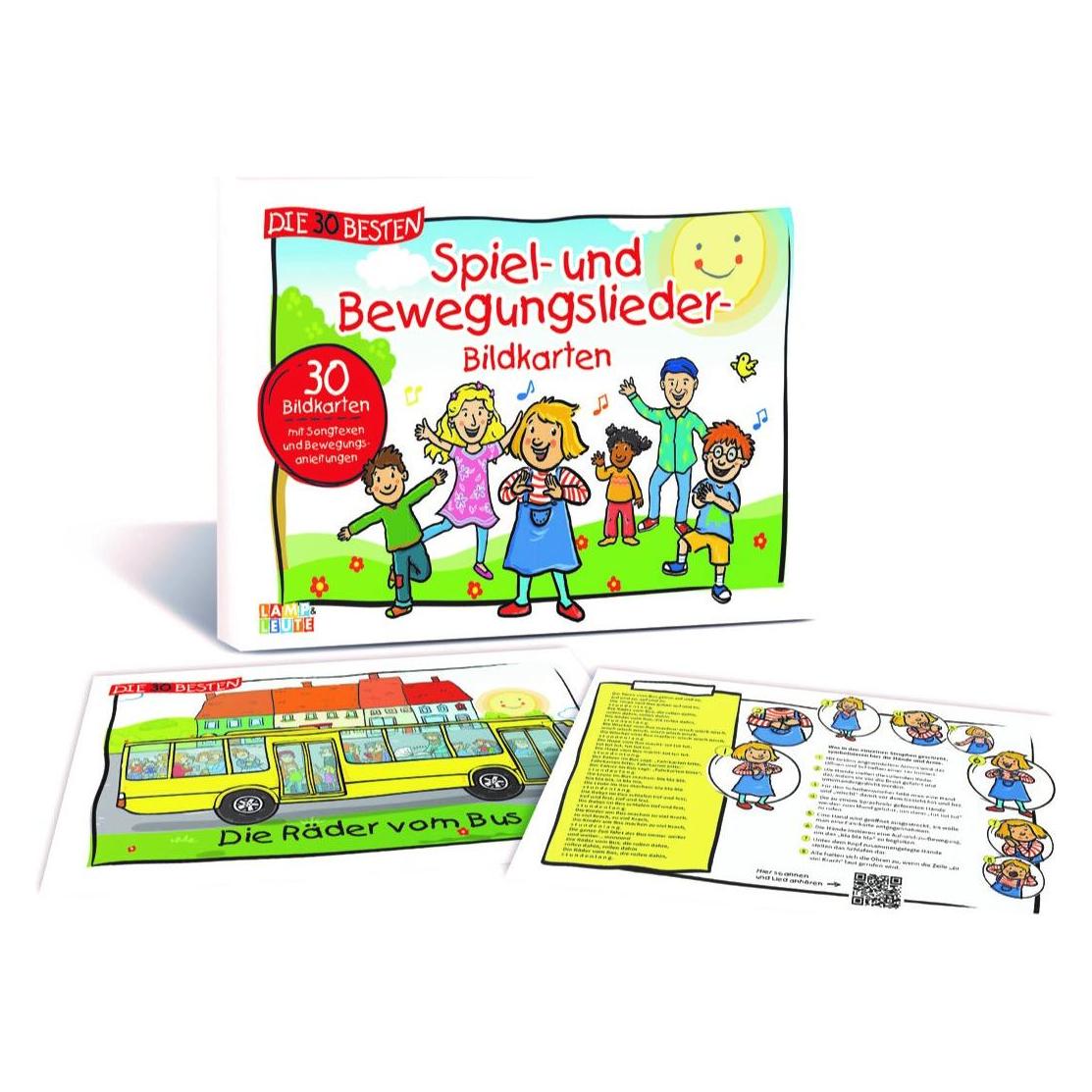 Lamp und Leute Die 30 besten Spiel- und Bewegungslieder Bildkarten (674790-4)
