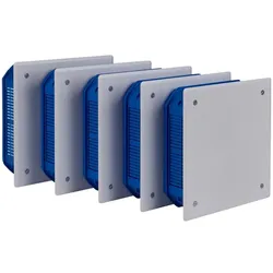 Schneider Electric ENN04516 Multifix Modulo, Verteilerdose, 1-Gang, blau, 165x165x47  - 5 Stück