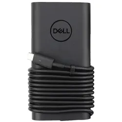 Dell AC Adapter 90W 19.5V 3 Pin Type C C6 Power Cord (90 W), Notebook Netzteil, Schwarz