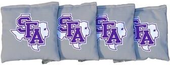Skip's Garage Stephen F. Austin State University Lumberjacks Gray Cornhole Bags