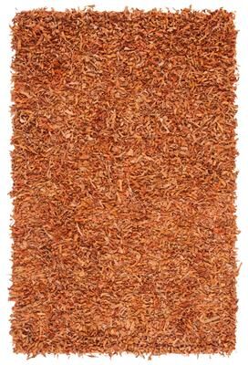 SAFAVIEH Handmade Leather Shag Alois Modern Rug