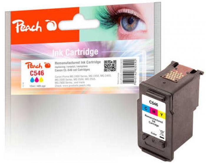 Perzik 319022 Inkt op pigmentbasis in Azuurblauw, Paars en Geel