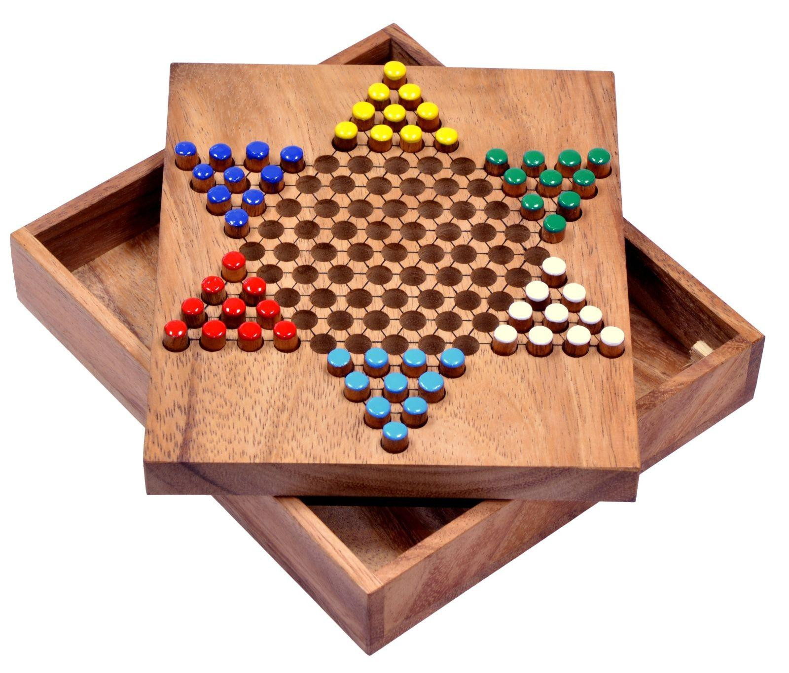 Logoplay Holzspiele Halma Groep S Houten gezelschapsspel voor 2 tot 6 spelers