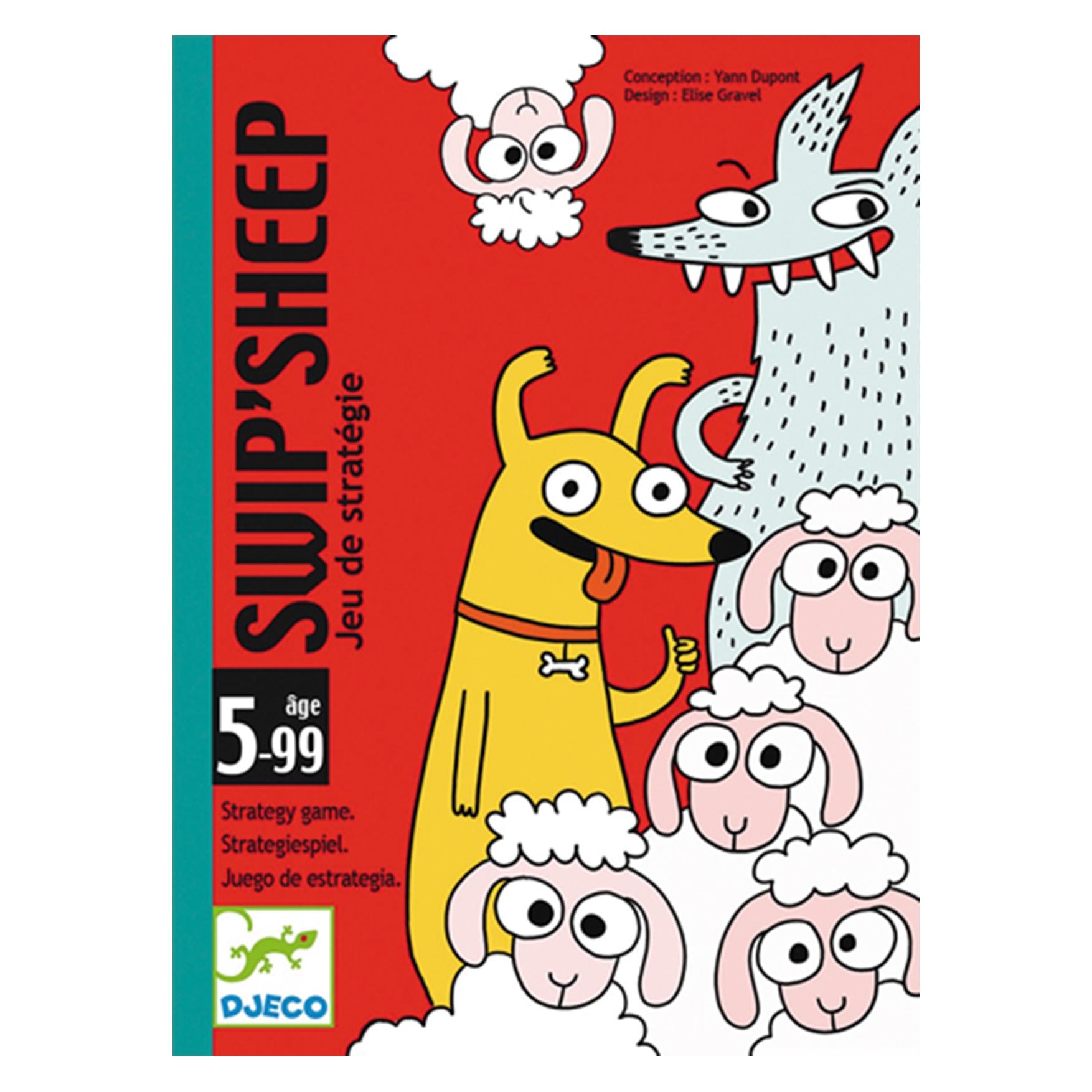 Djeco Kartenspiele Swip'Sheep (mult) (Deutsch, Englisch, Französisch, Italienisch, 2 - 4 Spieler) (5405145)