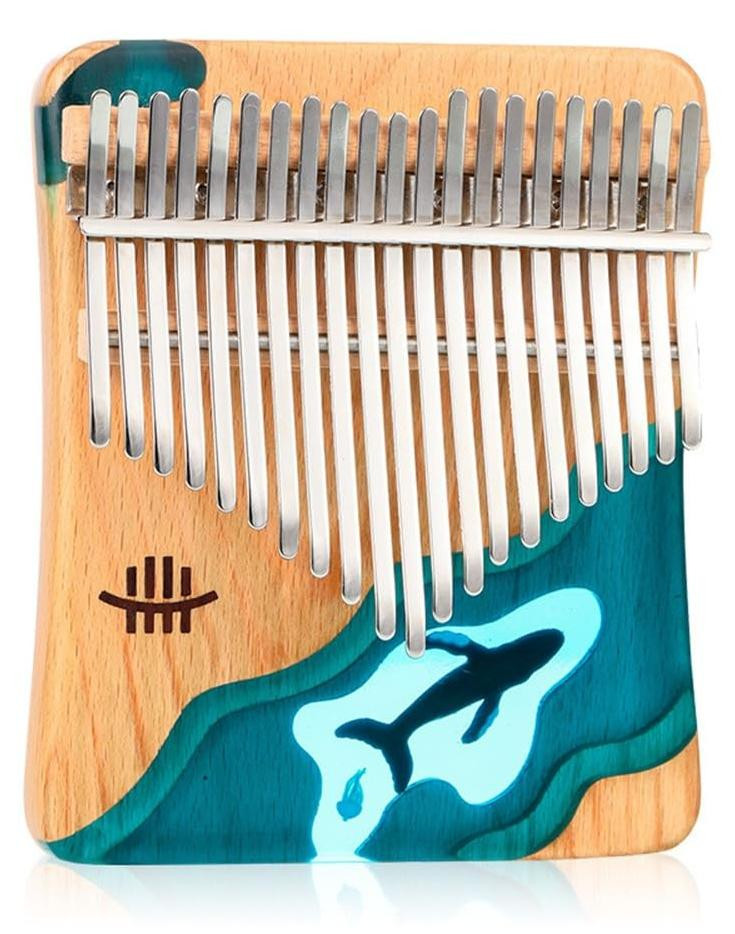 Professionele houten kalimba met 17 of 21 toetsen