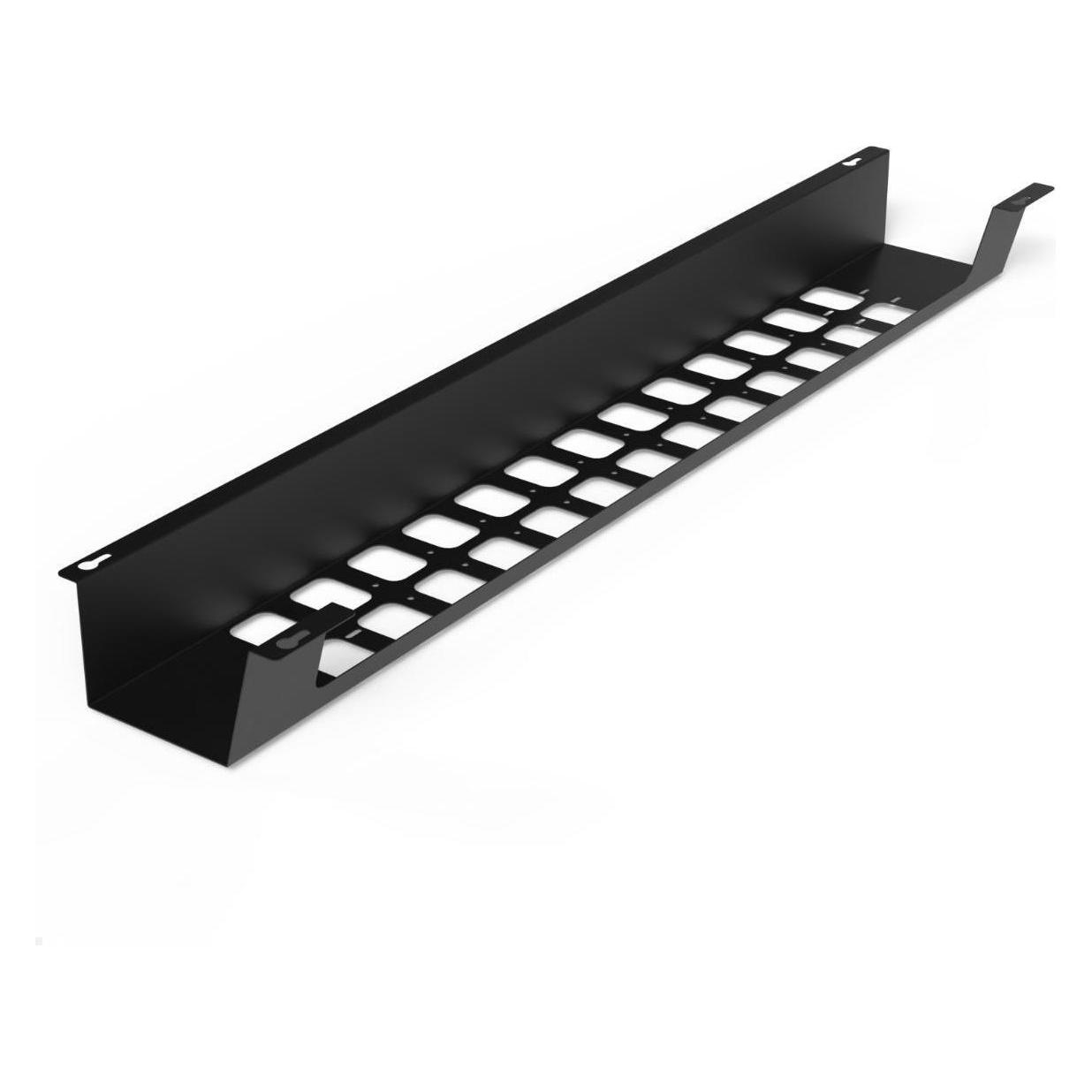 TecLines TKW003 Kabelwanne horizontal 1000mm, schwarz (100 cm) (TKW003)