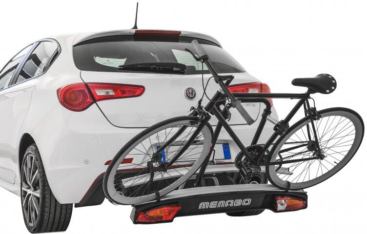 MENABO' Portabici da gancio traino  MERAK 2 bici TYPE K Tilting