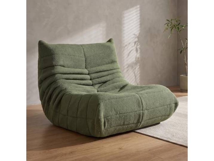 Sitzsack Für Erwachsene, Togo-kaminsessel, Bequemes Bodensofa, Ergonomisches Design, Lounge-sessel Aus Schaumstoff Mit Rutschfester Unterseite, Für Wohnzimmer, Schlafzimmer, Studentenwohnheim,