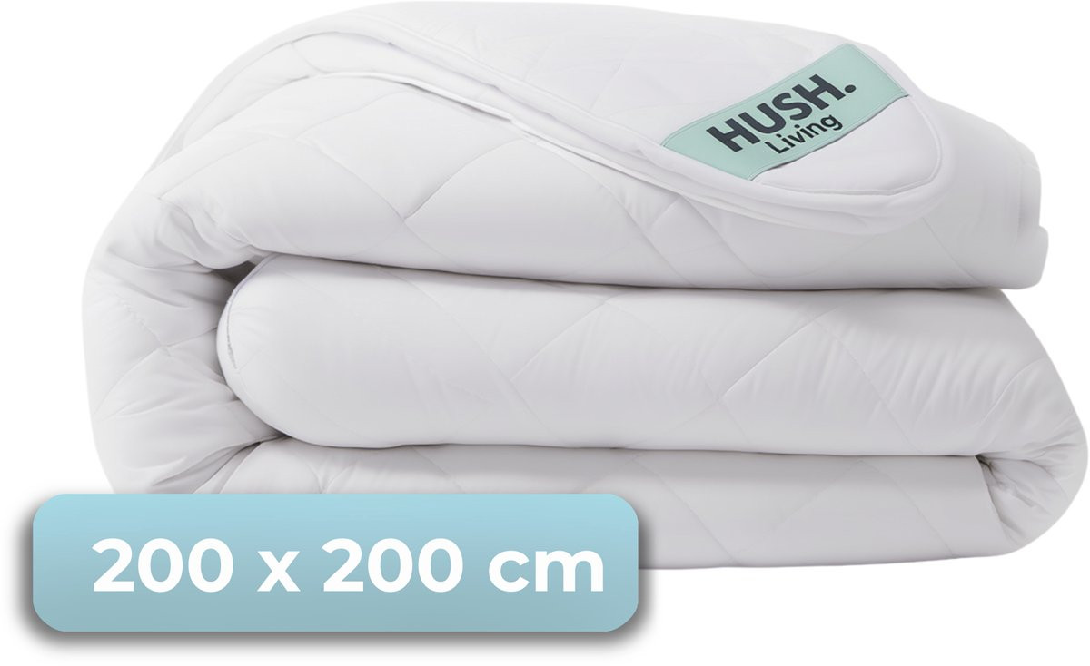 HUSH Living Dekbed Tweepersoons Wit Microfibre 200x200 cm 350 Gsm